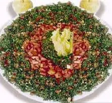 Lebanese Food Parsley Salad Or Tabbouleh 1