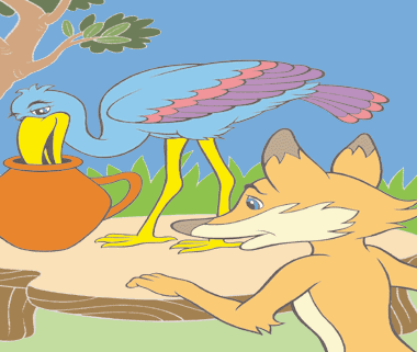 The fox and the stork 23