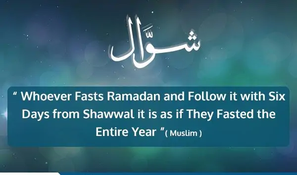 The Virtue of Fasting Six Days in the Month of Shawwâl 1